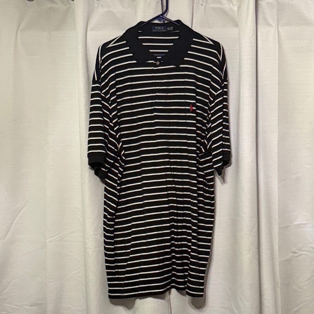 Ralph Lauren Black Polo with White Accents
